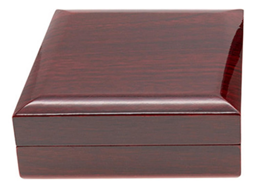 Caja De Regalo De Collar Con Luz Led De Madera Caja De