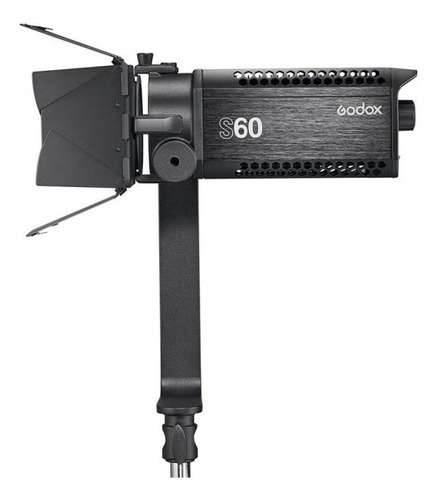 Kit 3 Lámparas Led Godox S60-d Para Estudio Fotográfico Estructura Negro Luz Blanco Neutro