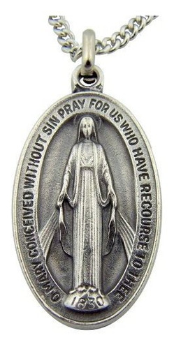 Cb Medalla Milagrosa De La Virgen Virgen María Madonna Tono 