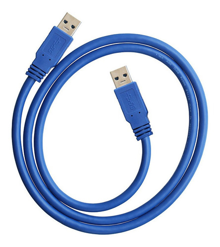 Cable Conector Macho A Macho Usb 3.0 Disco Duro 1.5 Metros