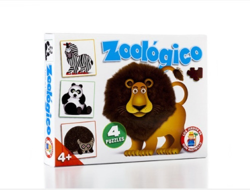 Juego De Mesa Puzzle Zoologico Ruibal Original Lelab 8210