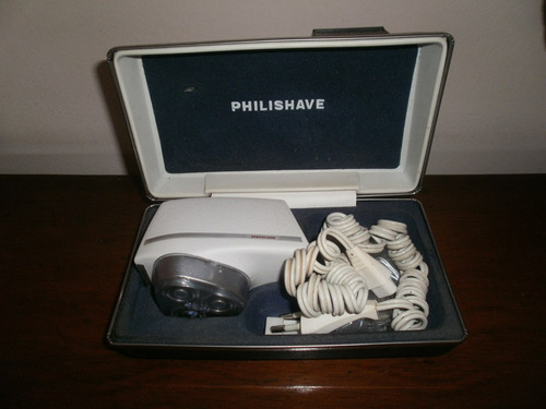 Antigua Philishave Con Estuche De Coleccion Funcionando