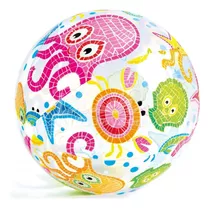 Comprar Pelota De Piscina De Playa Inflable Con Estampado Colorido Intex De 51 Cm