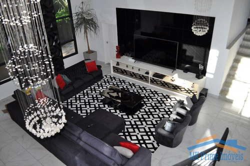Imagem 5 de 15 de Linda Casa No Condomínio Nova Higienópolis Na Granja Viana, Aceita Permuta! - 3055