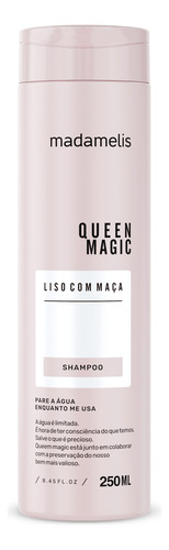 Shampoo Liso Com Maçã Queen Magic 300ml