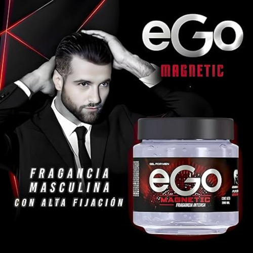 5 Gel Para Cabello Ego Magnetic 200ml