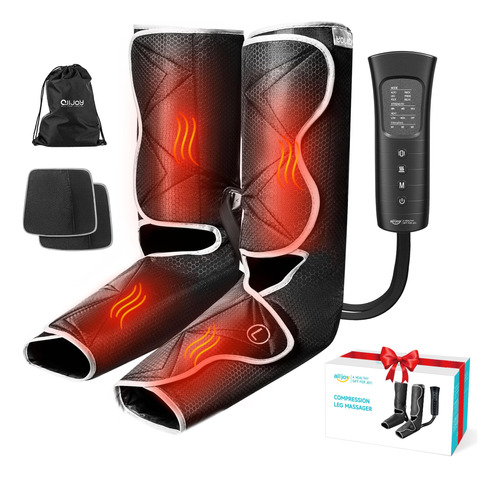 Alljoy Leg And Foot Massager With Heat, Air Compression Leg