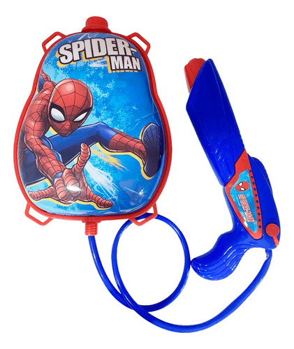 Mochila De Agua Con Pistola Spiderman