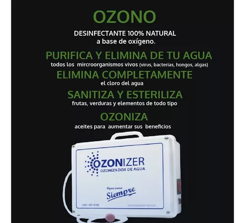 Ozonizador de agua - 0.5~1 mg/l - 4,5 l/min - para colada