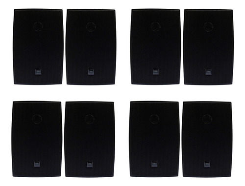 08 Caixas Som Ambiente Casa Jbl Selenium C521p Preta Par Cor Black