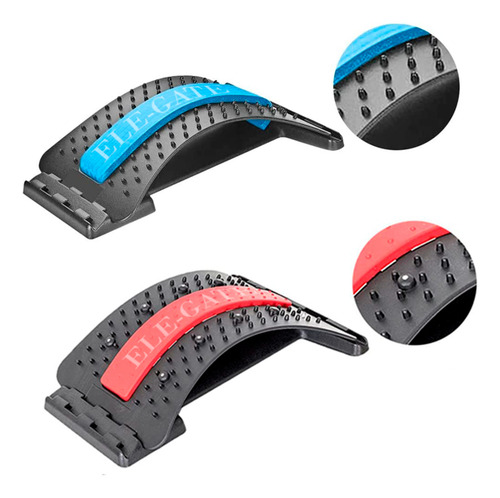 Cracker Masajeador Espalda Lumbar 4 Niveles Ajustable Rosa