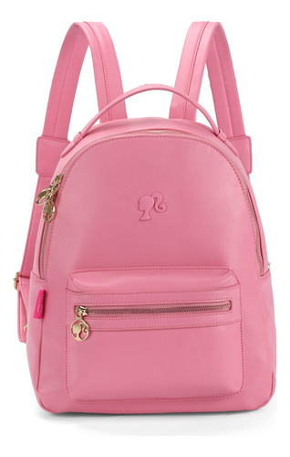 Mochila Feminina Barbie Luxcel Bb67178 Rosa Pink