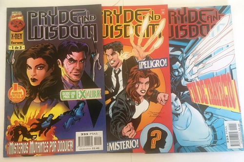 Comic Marvel: Pryde And Wisdom. 3 Tomos, Completa. Ed. Forum