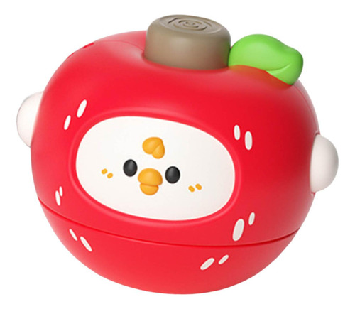 Peonza Giratoria Con Forma De Fruta Para Niños, Manzana