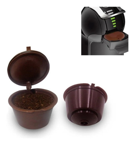 4 Cápsulas Para Dolce Gusto Reutilizável Recarregavel