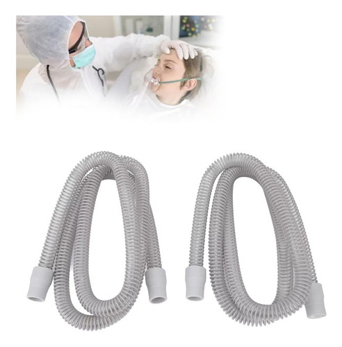 Manguera Universal Para Cpap Material De Goma Y Abs 2 Piezas