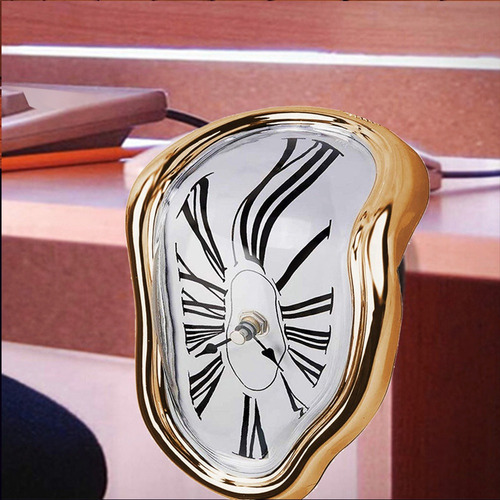 Reloj Derretido, Reloj Torcido En Bloque, Reloj Fundido Para