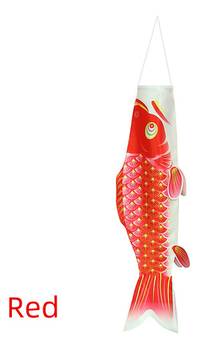 Bandera Carpa Verde Deluxe 50cm Pez Koi Decorativa