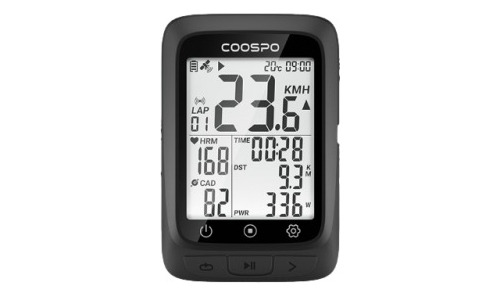 Ciclocomputador Gps Coospo Bc107 + 2 Soportes + 2 Satélites 