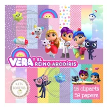 Comprar Kits Cliparts Imagenes Png Digital Vera Y El Reino Arcoiris