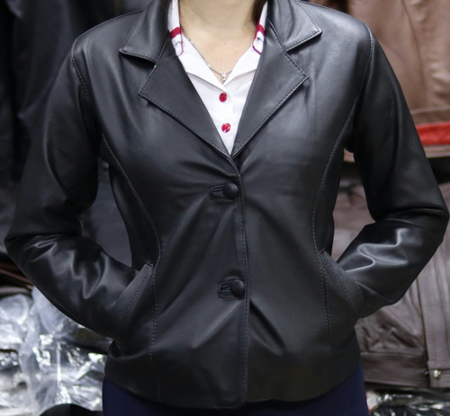 jaqueta de couro legitimo feminina comprar