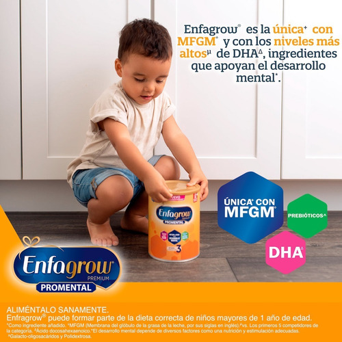 Imagen 5 de 7 de Enfagrow Promental Etapa 3, Pack 5.7kg