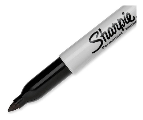 Marcador Sharpie Permanente Punta Fina Indeleble Color Negro
