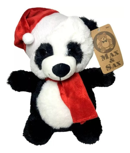 Boneco Pelúcia Urso Ursinho Panda Pandinha Papai Noel Natal
