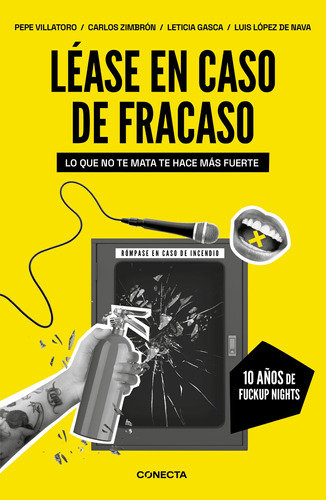 Léase en caso de fracaso: Lo que no te mata te hace mas fuerte, de Zimbrón, Carlos. Serie Negocios y finanzas Editorial Conecta, tapa blanda en español, 2022