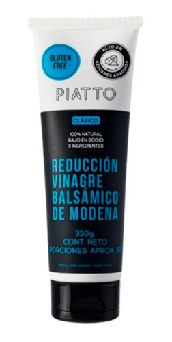 Vinagre Balsámico Piatto Clásico X250ml - L a $180