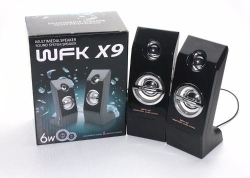 Caixa De Som Usb P2 Portátil Camac Wfk X9 Pmpo