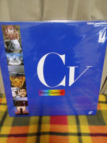 Peter Gabriel - Laserdisc Japones + Obi