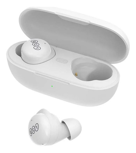 Qcy - Audífonos Bluetooth 5.1 Qcy-t17-wht De Baja Latencia