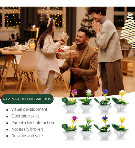 8 Unidades De Decoración Para Macetas, Minicasa, Modelo Bons
