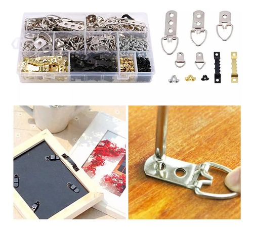 Kit De 415 Ganchos Para Colgar Cuadros