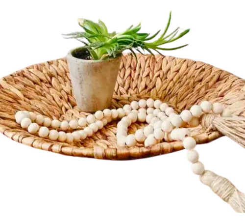 Cesta Decoração Ambientes Cozinha Tendencia Rustica Rattan Cor Marrom