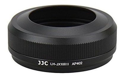 Jjc Lh-jx100iib Metal Lens Hood Anillo Adaptador 2 Negro