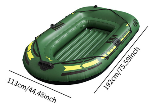 Balsa Inflable Para Estanques, Lagos, Ríos Bote Inflable