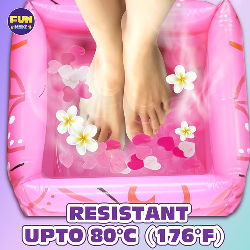 Funkidz - Kit De Spa De Pies Para Niñas, Kit De Pedicura Par