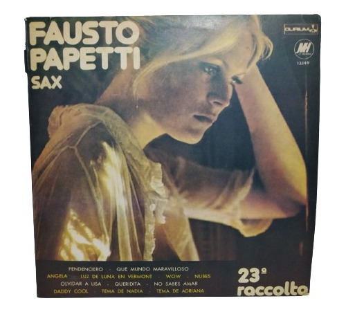 Fausto Papetti  23 Raccolta. Lp La Cueva Musical