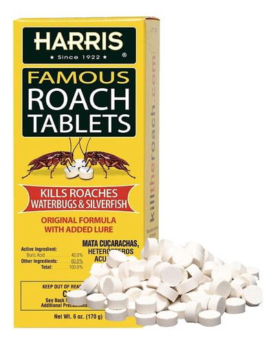 Tabletas Para Cucarachas Harris, Hrt6