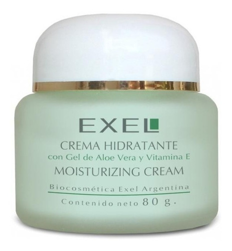 Crema Hidratante Gel Aloe Vera Y Vitamina E 80ml Exel