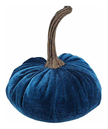 1 Calabaza De Terciopelo Hecha A Mano Para Decoración De Cal