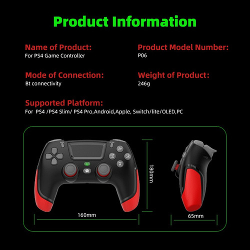 Control Joystick Para Playstation3 Ps4 Switch Mando Gamepad