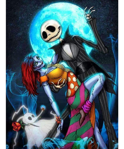 Diy 5d Diamond Painting By Numbers Kits, Jack And Sally...