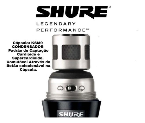 Micrófono Shure QLXD2/KSM9