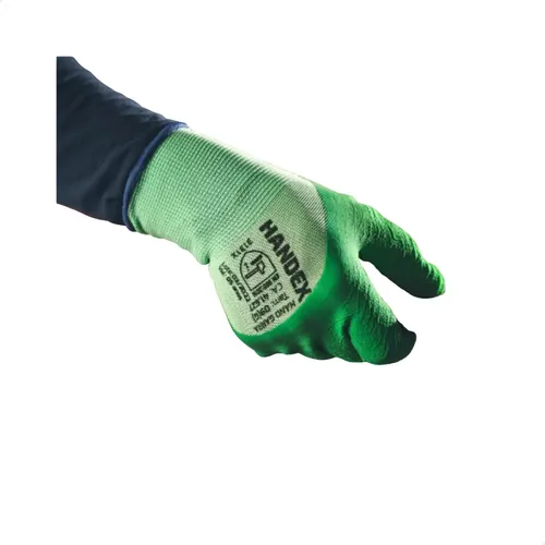 Luva Handex Garra Palma Antiderrapante Verde Ca 41627 Cor Tam. G