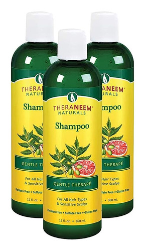 Theraneem Gentle Therape Shampoo By Organix South 12 Fl Oz -