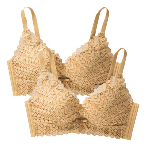 Brasier Push Up Sin Varilla Brasier Para Mujer 2 Piezas