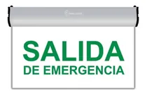 Comprar Cartel Emergencia Led Luminoso Salida De Emergencia 3 Hs